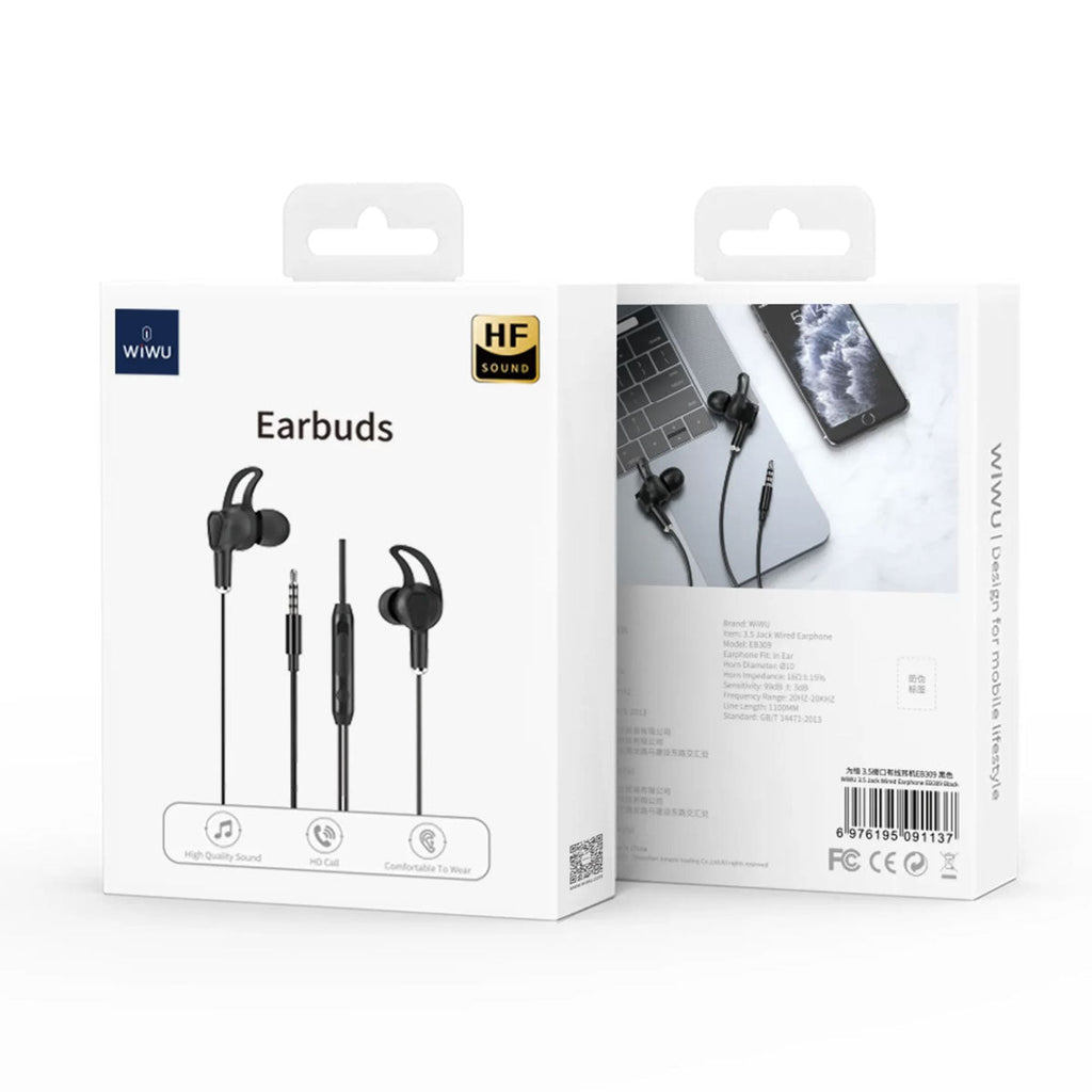 WiWU Wired Earphones EB309 buy at a reasonable Price in Pakistan