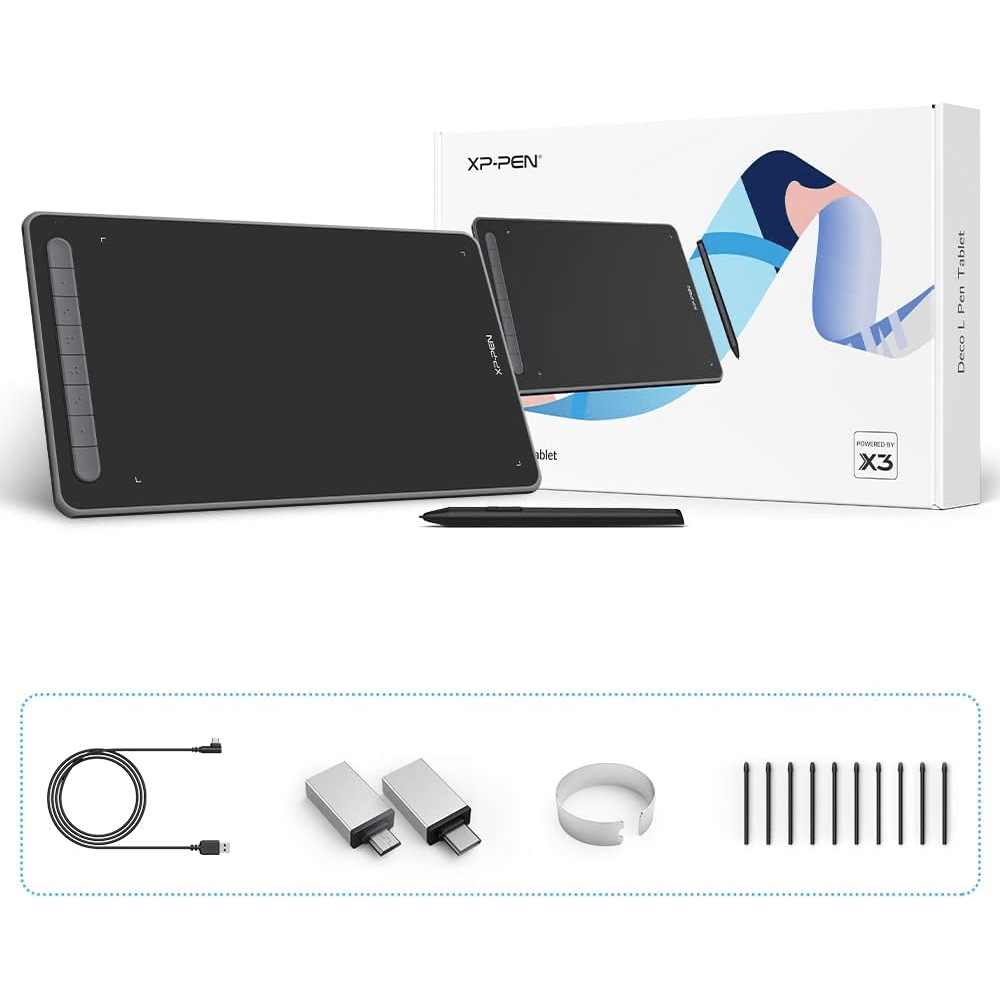 Computer Graphics Pen XP-PEN Deco L Graphics Pen Tablet IT1060_BK Best price in Pakistan – Al ...