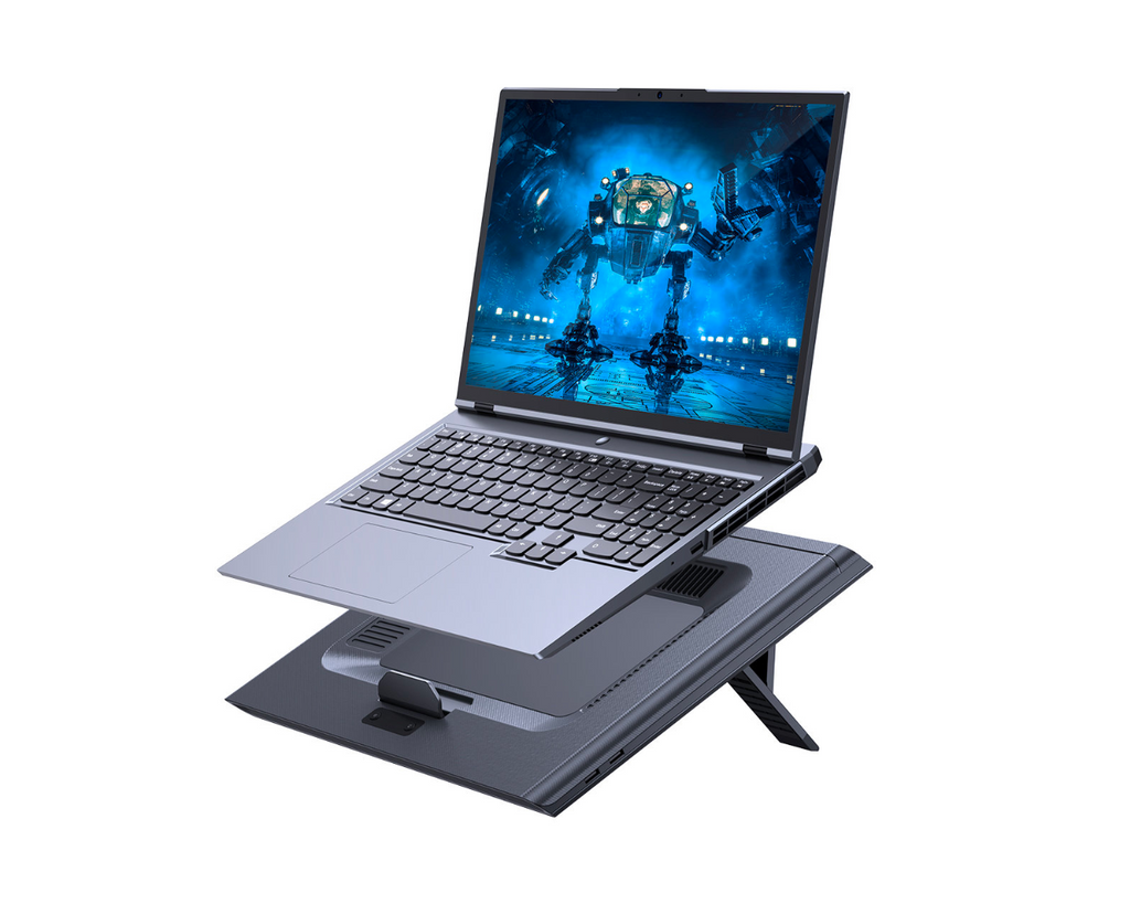 Baseus ThermoCool Heat Dissipating Laptop Stand with Turbo Fan Gray in Pakistan