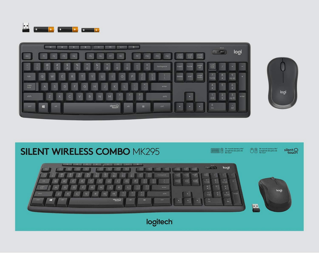 Logitech MK295 Silent Wireless Mouse and Keyboard Low Price In Pakistan