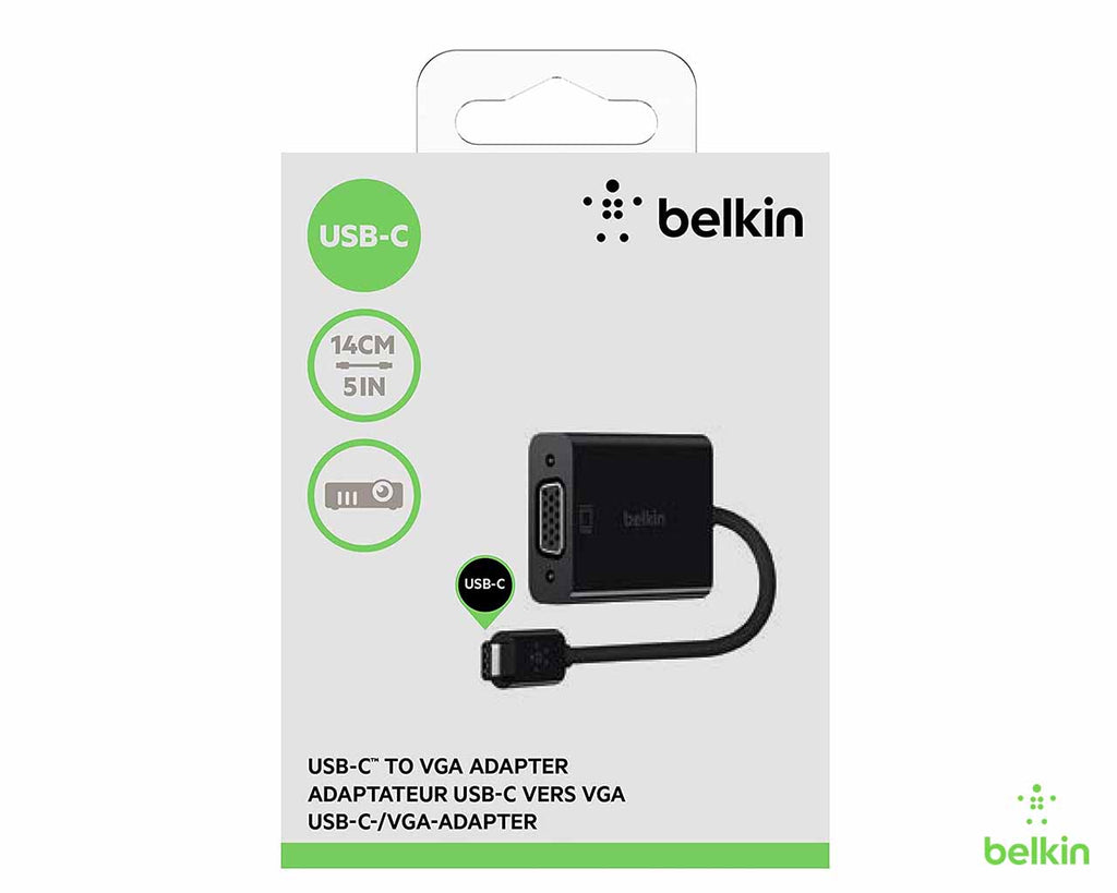 Belkin USB Type-C to VGA Adapter F2CU037btBLK  Best Price Pakistan