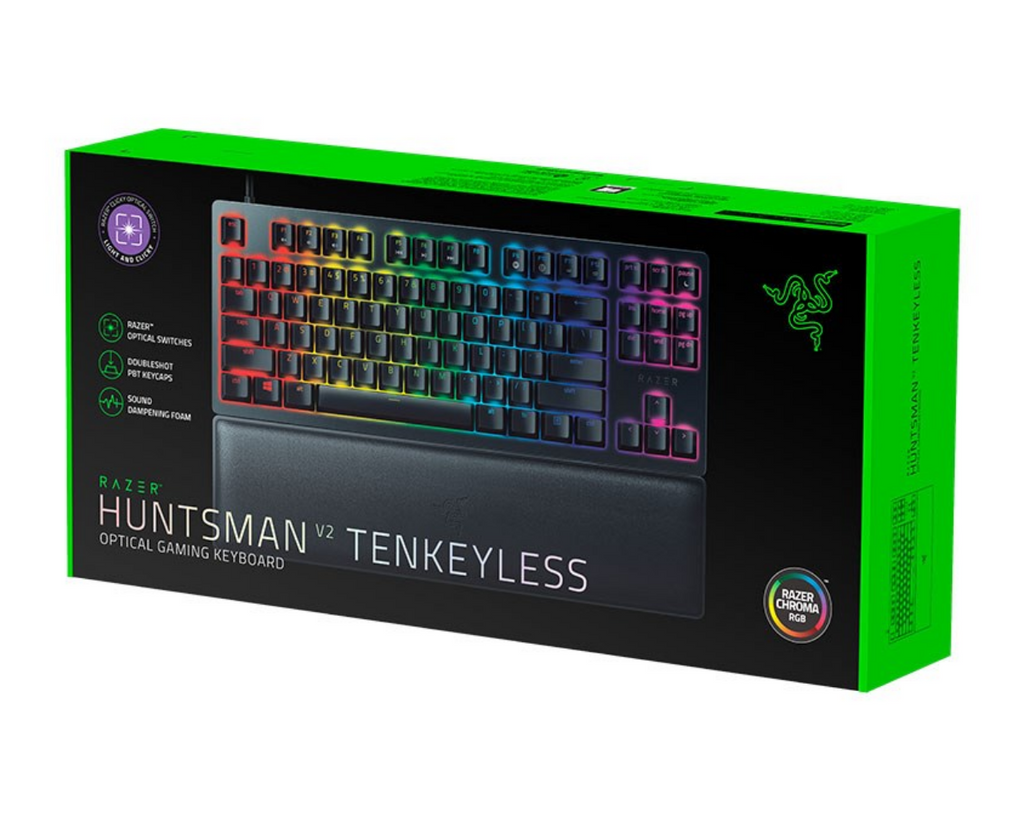 Razer Huntsman V2 TKL Optical Gaming Keyboard Clicky Purple
