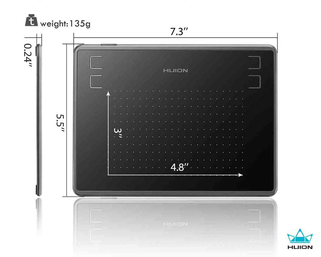 Huion Inspiroy H430P Graphic Drawing Tablet  in Pakistan