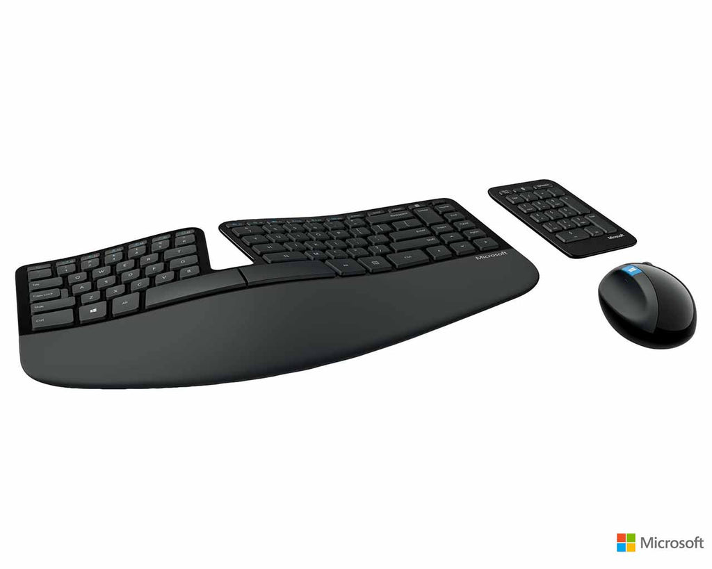  Microsoft Sculpt Ergonomic Wireless Desktop Keyboard & Mouse L5V-00018 in Pakistan